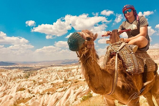 2 hour Camel ride in Cappadocia - The camels are calm, but the saddle takes getting used to