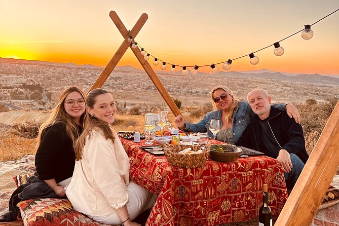 Barbecue Picnic in the valley (Sunset Time) - A Sunset Meal in a Göreme Valley