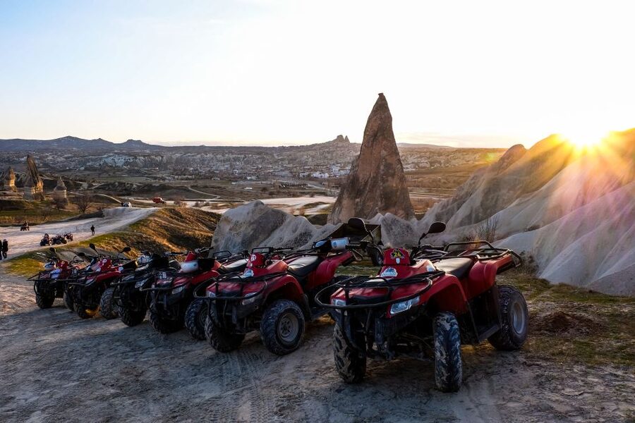 Cappadocia: 2-Hour Sunset ATV Safari with Hotel Transfer - Swords Valley and the first fairy chimneys