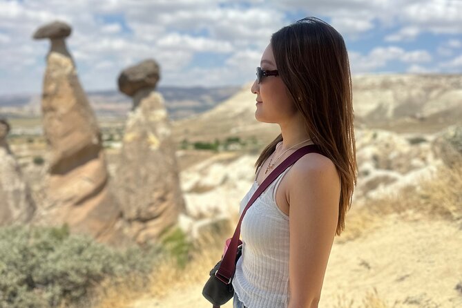 Cappadocia All-included Red Tour with Small Group - Pasabag, or Monks Valley, for a short walk among fairy chimneys