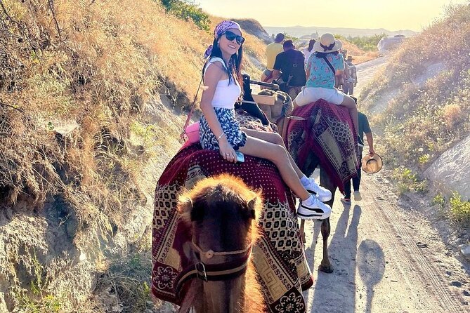 Cappadocia Camel Ride with Balloon View or at Sunset - Cavusin adds a village and rock-cut setting