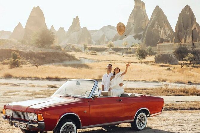 Cappadocia Classic Car Experince Sunrise, Sunset & Daytime Tour - Two hours, four valleys, and a fast pace