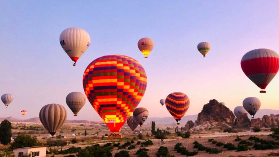 Cappadocia: Goreme Hot Air Balloon Flight Over Fairychimneys - The landing and the small celebration afterward
