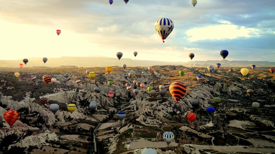 Cappadocia: Hot Air Balloon Flight with Pickup & Drop-off - A gentle landing and champagne finish