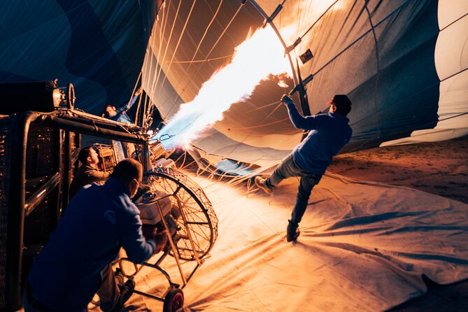 Cappadocia Hot Air Balloon Ride/ Turquaz Balloons - Watching the balloon inflate adds to the experience