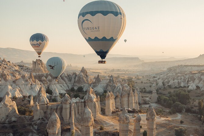 Cappadocia Hot Air Balloon Ride/ Turquaz Balloons - The scenery changes from close fairy chimneys to wide valley views