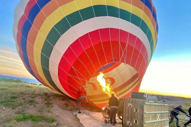 Cappadocia Hot Air Balloon Ride - Watching the balloon prepare for flight