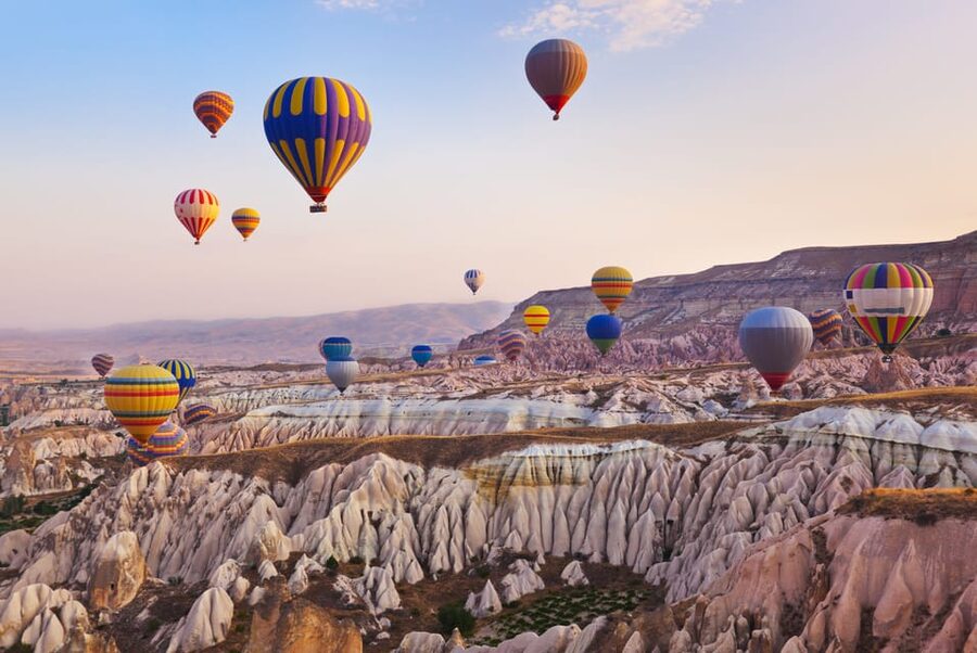 Cappadocia: Hot Air Balloon Watching - Watching the balloons rise from the ground