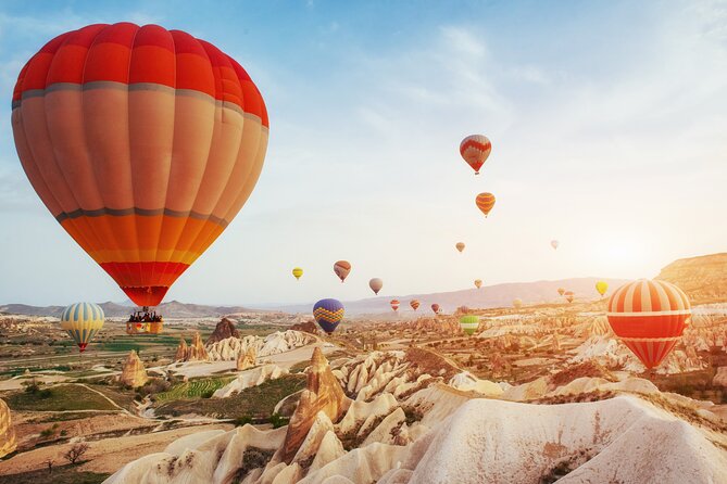 Cappadocia Hot Air Balloon with Small Group City Tour - Uçhisar Castle viewpoint and the final panorama