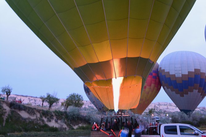 Cappadocia Jeep Safari with Hot Air Balloon Watch at Sunrise - Love Valley turns the ride into a safari