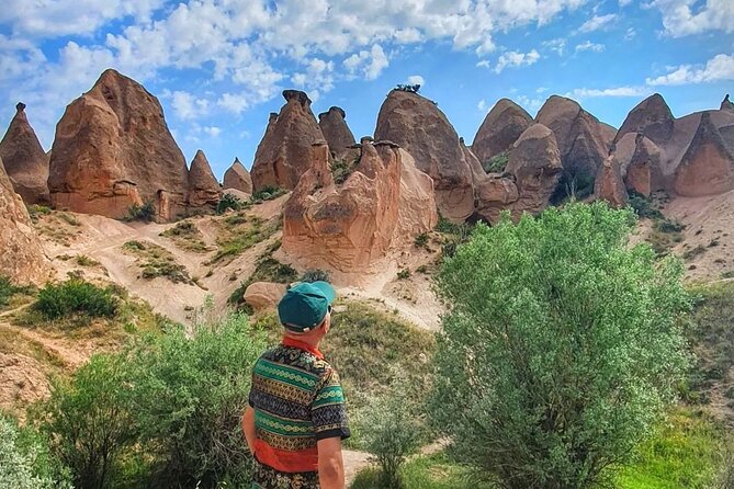 Cappadocia Luxury Private Tour - Uçhisar Castle rises above the plain