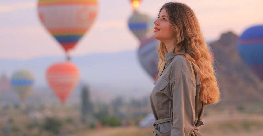 Cappadocia Photo Shoot with Flying Dress Option in Goreme - Love Valley’s tall rock formations