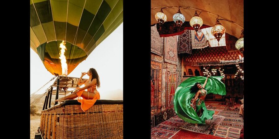 Cappadocia: PhotoShoot with Balloons. Flying Dress included. - Who will get the most from this shoot?