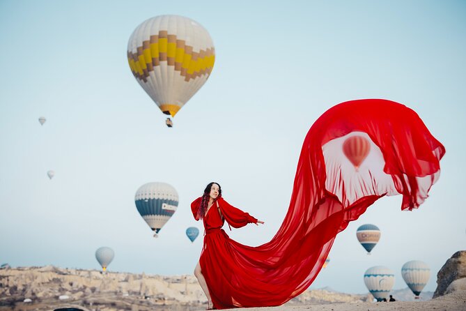 Cappadocia Photoshoot with Flying Dress & Instagram Reels - Reels and the final photo selection