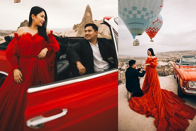 Cappadocia Photoshooting with Flying Dress - Stop three: a natural cave for a change of mood