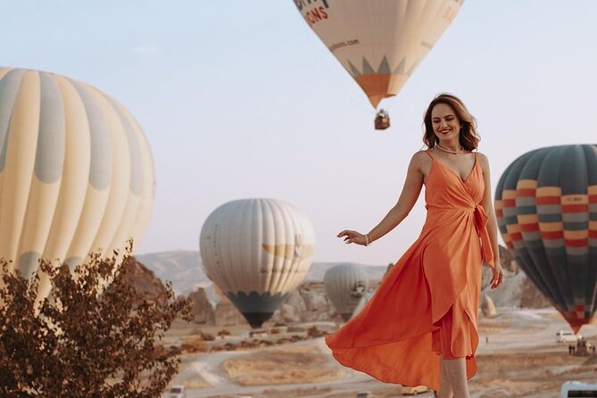 Cappadocia Private Balloon Watching Tour - Following the balloons through Çavuşin Valley