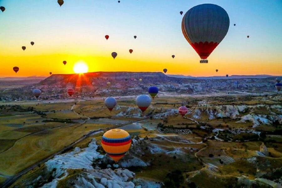 Cappadocia: Red Tour and Sunrise Balloon Tour - Pasabag and the three-headed fairy chimneys