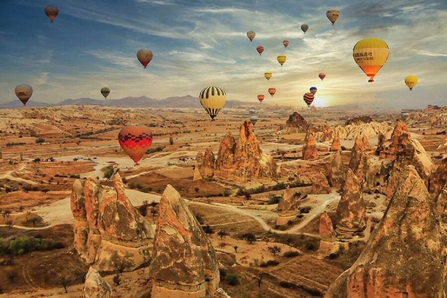 Cappadocia: Red Tour and Sunrise Balloon Tour - Esentepe for the full view of Göreme