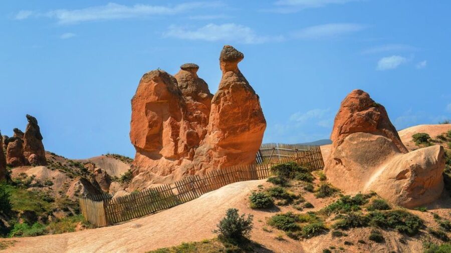 Cappadocia Red Tour with Small Group Full-Day Include Lunch - Pasabagi’s three fairy chimneys