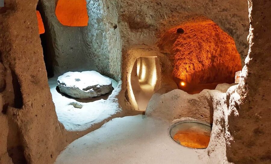 Cappadocia: Red Valley Trek and Kaymakli Underground City - An onyx workshop and the stone trade