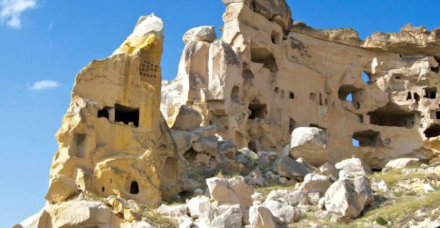 Cappadocia: Red Valley Trek and Kaymakli Underground City - Walking through Red Valley