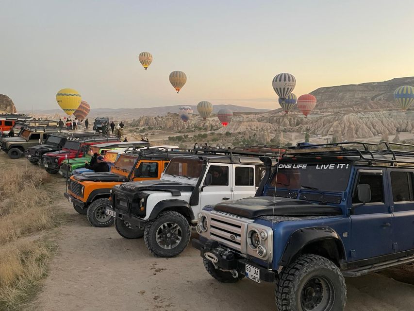 Cappadocia: Scenic Valley Tour in a Jeep - Sunrise balloons from the valley floor