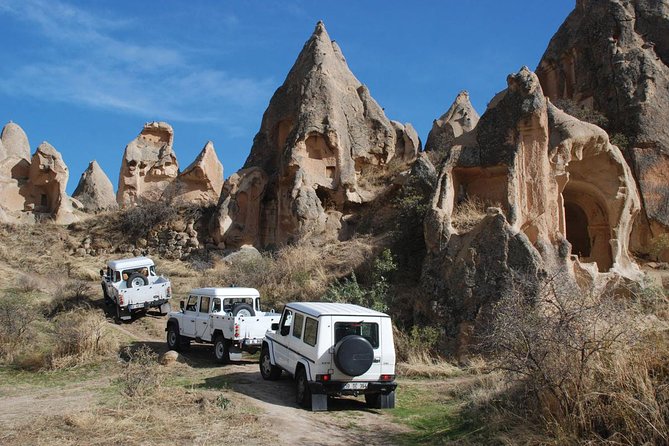 Cappadocia: Sunrise and Sunset Jeep Safari - Rose Valley Panorama for the best photo pause
