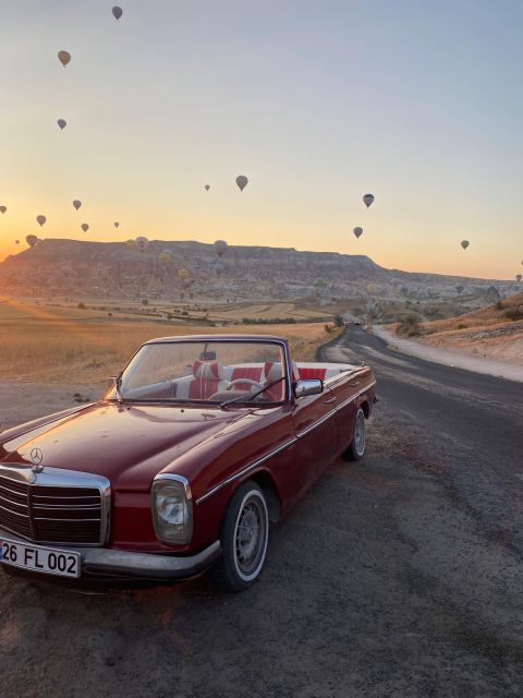 Cappadocia: Sunrise, Day Tour & Sunset Classic Car Tour - Key points to know before you book