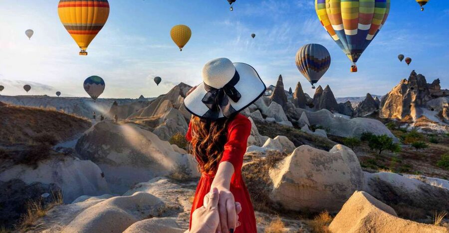 Cappadocia: Sunrise Hot Air Balloon Watching Experience - Before sunrise at the balloon launch area
