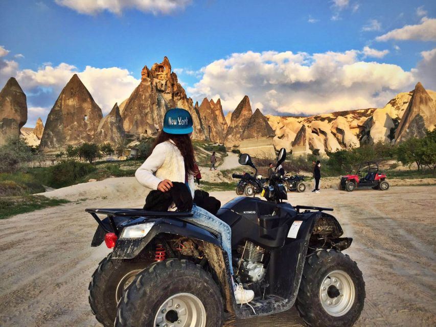 Cappadocia: Sunset Quad Bike Tour - Group size, guide service, and pickup timing
