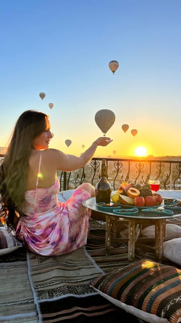 Cappadocia: Terrace Photo Spot With Balloon Flight View - A terrace made for easy posing