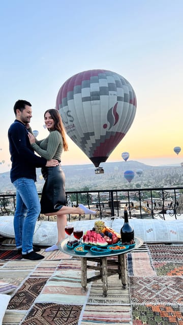 Cappadocia: Terrace Photo Spot With Balloon Flight View - What the $75 price gets you