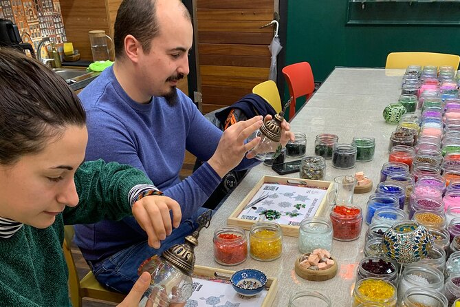 Cappadocia: Turkish Mosaic Lamp Workshop in Göreme - All Included - Turkish tea, apple tea, and the setting