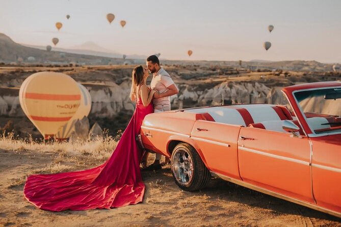 Classic Car Tour in Cappadocia with Local Wine - Rose Valley with three picture points