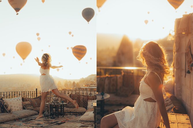 Fascinating Cappadocia Photoshoot by Private Minivan - Red Valley adds a third outdoor backdrop