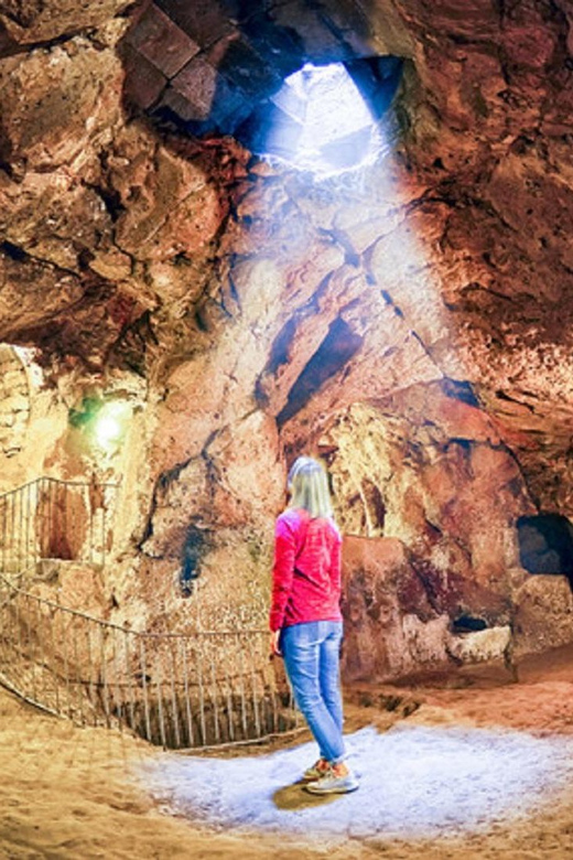 From Cappadocia: Green Tour with Hikes, Caves & Lunch - Going underground at Kaymakli
