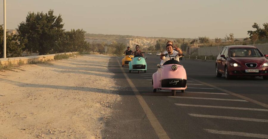 From Göreme: Cappadocia Electric Trike Tour - Pasabag and the famous mushroom-shaped chimneys