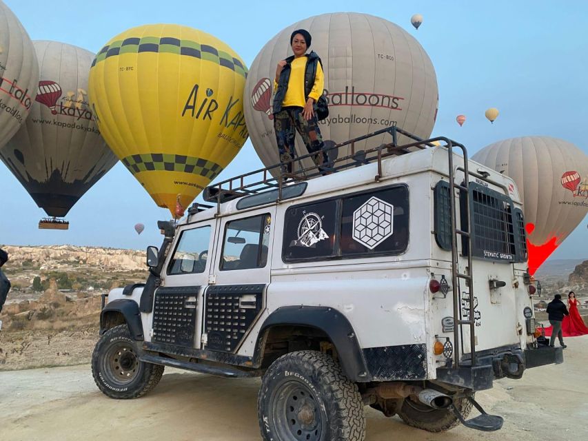 From Göreme: Cappadocia Jeep Safari Tour - Champagne, coffee, and the final stop