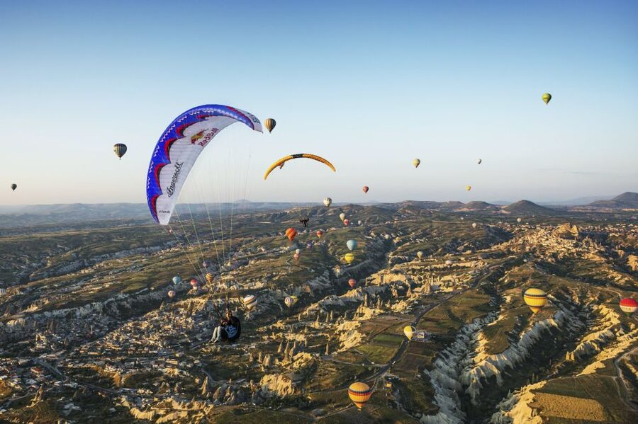 From Urgüp/Göreme: Cappadocia Tandem Paragliding & Transfer - The $122 price and what it covers