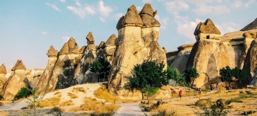 Full-Day Cappadocia Blue Tour (Goreme Museum - Pasabaglari) - Uchisar Rock Castle from the outside