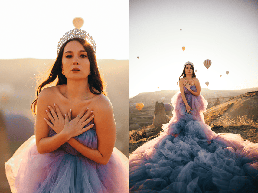 Göreme: Cappadocia Satin Flying Dress Rental - Why the try-on matters for photographs