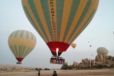 Goreme Hot Air Balloon over Valleys, with Champagne and Transfers