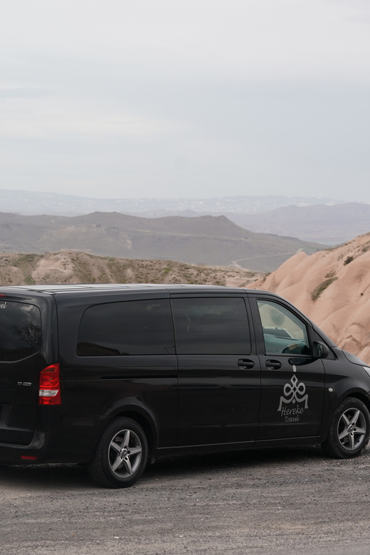 Green (South) Tour Cappadocia with lunch and ticket - Pigeon Valley ends the route with Uçhisar views