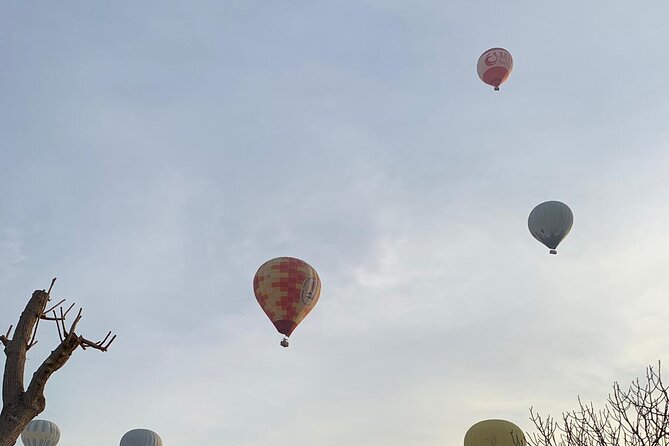 Hot Air Balloon Ride Cappadocia Goreme & Champagne party - Champagne After Landing