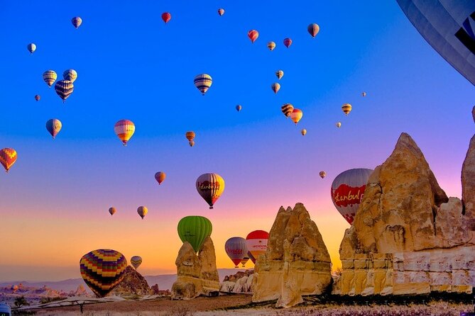 Hot-Air Balloon Ride in Cappadocia [bestseller] - Love Valley from above