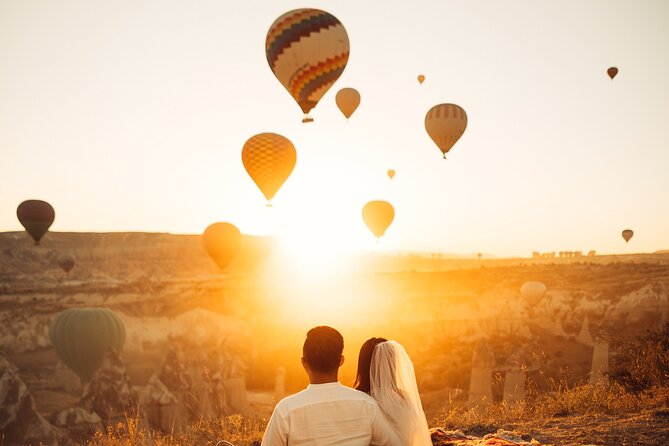 Hot Air Balloon Ride in Cappadocia / Goreme - Landing, celebration, and the ride back
