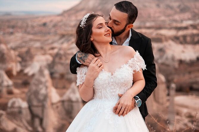 Marriage Proposal and Photoshoot in Cappadocia with Balloon view - Private format and pickup make the plan easier