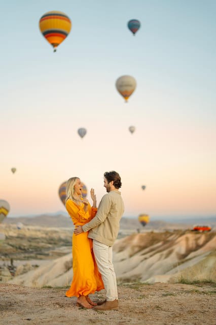 Marriage Proposal Surprise & Engagement in Cappadocia - Rose Valley, one hour among fairy chimneys