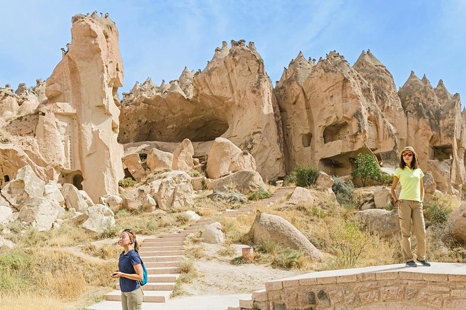 Only Guide and Van - Private Cappadocia Day Tour - Pasabag shows Cappadocia’s famous mushroom shapes