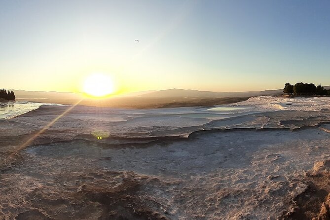 Pamukkale Tour from Kusadasi with Hot Air Balloon Flight - The thermal pools and travertine terraces